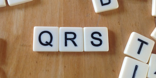 Letter squares for q, r and s